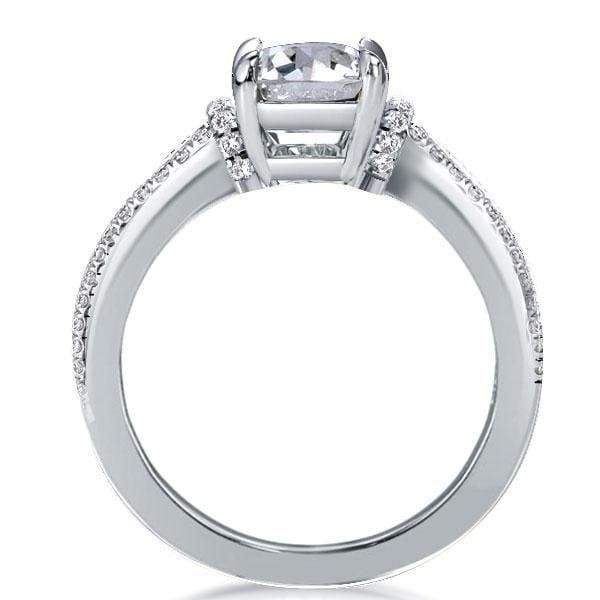 Women's 3.85 CT Solitaire Wedding Ring in Rhodium-Plated Sterling Silver