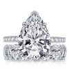 Pear Cut Sterling Silver Bridal Ring Set - 5.41 CT. TW.